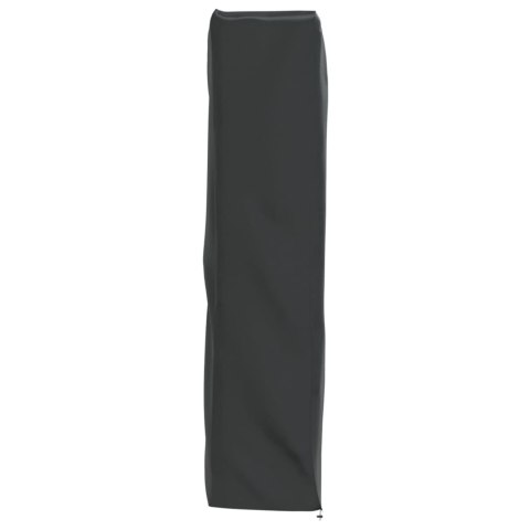 POKROWIEC NA GRZEJNIK W KSZTAŁCIE PIRAMIDY CZARNY 58X58X228CM