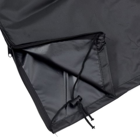 POKROWIEC NA GRZEJNIK W KSZTAŁCIE PIRAMIDY CZARNY 58X58X228CM