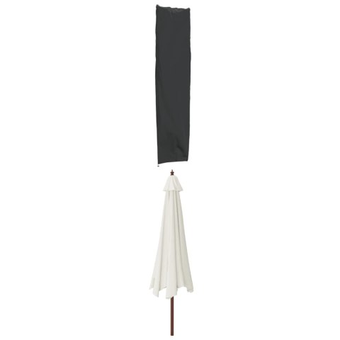 POKROWIEC NA PARASOL OGRODOWY CZARNY 240X57/57CM OXFORD 420D