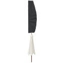 POKROWIEC NA PARASOL OGRODOWY CZARNY 265X50/70/40 CM 420D