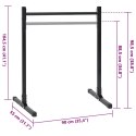 VidaXL Stacja do dipów 2 szt. Czarny 55 x 90 x 104.5 cm