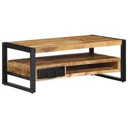 STOLIK KAWOWY 90X50X36 CM SUROWE LITE DREWNO MANGO