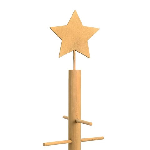 DREWNIANA CHOINKA BRĄZOWY 75 CM BAMBUS