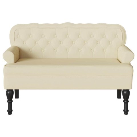 FOTEL CHESTERFIELD KREMOWY 119,5 X 64,5 X 75 CM
