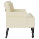FOTEL CHESTERFIELD KREMOWY 119,5 X 64,5 X 75 CM