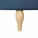 FOTEL TYPU SLIPPER NIEBIESKI 56,5 X 70 X 110 CM TKANINA