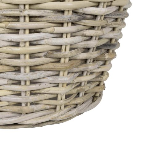 KOSZ NA ROŚLINY GENDT 2 SZT. NATURALNA SZAROŚĆ RATTAN KUBU