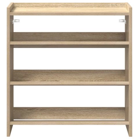 STOJAK NA BUTY DĄB SONOMA 60X25X62 CM MATERIAŁ DREWNOPOCHODNY