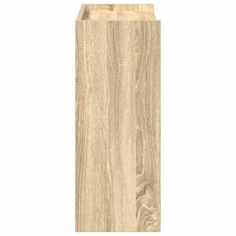 STOJAK NA BUTY DĄB SONOMA 60X25X62 CM MATERIAŁ DREWNOPOCHODNY