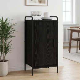 VidaXL Bufet Czarny dąb 97 x 33 x 81 cm Drewno inżynieryjne