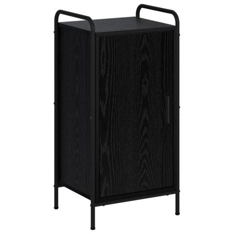 BUFET CZARNY DĄB 97 X 33 X 81 CM DREWNO INŻYNIERYJNE