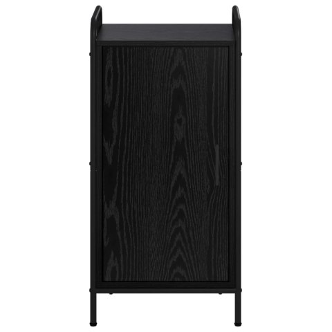 BUFET CZARNY DĄB 97 X 33 X 81 CM DREWNO INŻYNIERYJNE