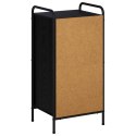 BUFET CZARNY DĄB 97 X 33 X 81 CM DREWNO INŻYNIERYJNE