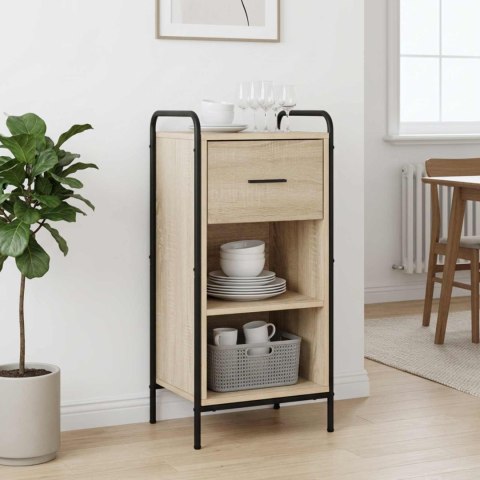 BUFET DĄB SONOMA 97 X 33 X 81 CM DREWNO INŻYNIERYJNE