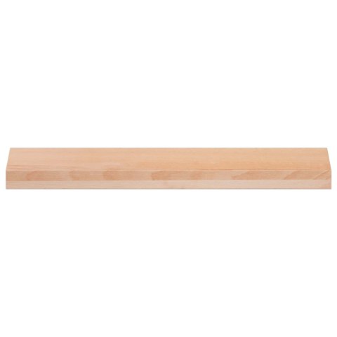 PARAPETY 2 SZT. NATURALNY 80X 20 X 2 CM DREWNO BUKOWE