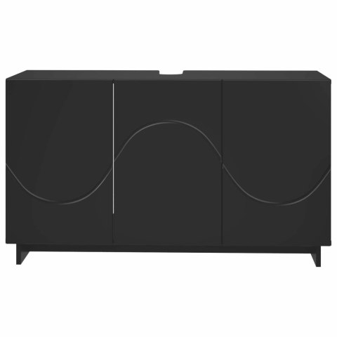 SZAFKA ŁAZIENKOWA CZARNY 101 X 41 X 58 CM