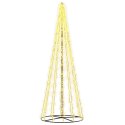 CHOINKA ŚWIĄTECZNA LED 385 CM 2460 LED CIEPŁA BIEL STAL CZARNY