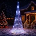 CHOINKA ŚWIĄTECZNA LED 500 CM 550 LED NIEBIESKI ŻELAZO CZARNY