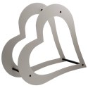 STOJAK NA DREWNO 41 X 40 X 20 CM STAL KORTENOWSKA RDZAWY