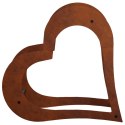 STOJAK NA DREWNO 41 X 40 X 20 CM STAL KORTENOWSKA RDZAWY