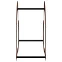 STOJAK NA DREWNO 41 X 40 X 20 CM STAL KORTENOWSKA RDZAWY