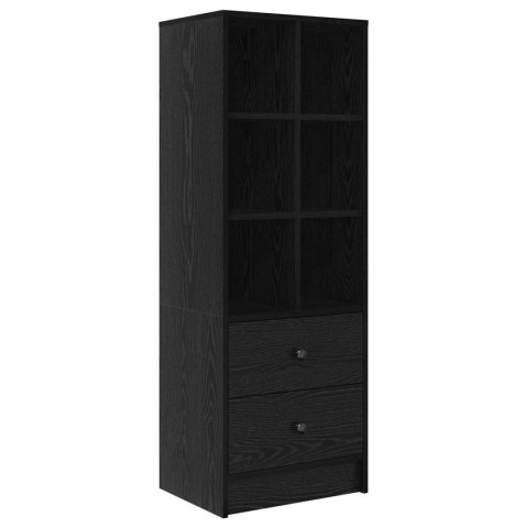 VidaXL Biurko Czarny Dąb 105,5 x 34 x 127 cm 2 szt.