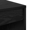 VidaXL Biurko Czarny Dąb 105,5 x 34 x 127 cm 2 szt.