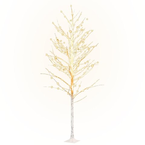 BRZOZA Z OŚWIETLENIEM 240 CIEPŁYCH BIAŁYCH LED 300 CM