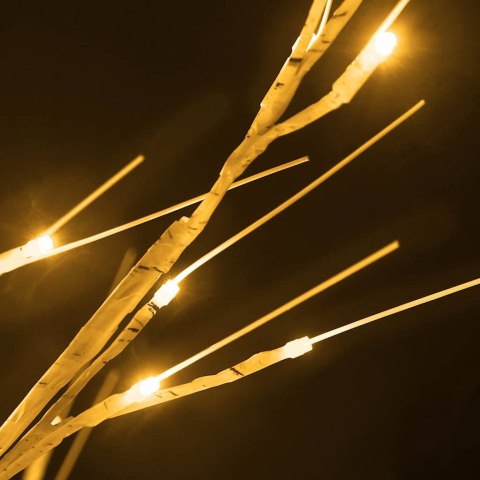 BRZOZA Z OŚWIETLENIEM 240 CIEPŁYCH BIAŁYCH LED 300 CM