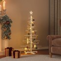 DREWNIANA CHOINKA DO UDEKOROWANIA 125 CM LITE DREWNO SOSNOWE