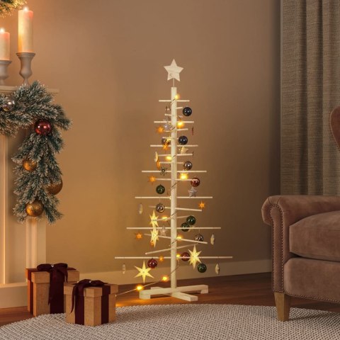DREWNIANA CHOINKA DO UDEKOROWANIA 125 CM LITE DREWNO SOSNOWE