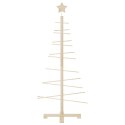 DREWNIANA CHOINKA DO UDEKOROWANIA 125 CM LITE DREWNO SOSNOWE