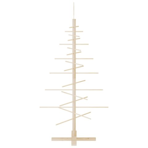 DREWNIANA CHOINKA DO UDEKOROWANIA 125 CM LITE DREWNO SOSNOWE