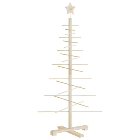 DREWNIANA CHOINKA DO UDEKOROWANIA 125 CM LITE DREWNO SOSNOWE