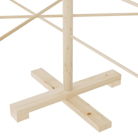 DREWNIANA CHOINKA DO UDEKOROWANIA 150 CM LITE DREWNO SOSNOWE
