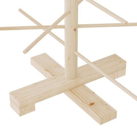 DREWNIANA CHOINKA DO UDEKOROWANIA 75 CM LITE DREWNO SOSNOWE