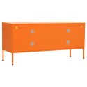 SZAFKA POD TELEWIZOR POMARAŃCZOWA 105X35X50 CM STALOWA