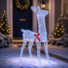 3D RENIFER BOŻONARODZENIOWY LOVIISA 110 LED NIEBIESKI