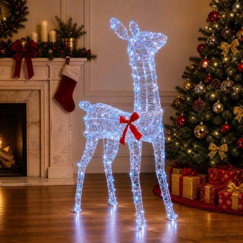 3D RENIFER BOŻONARODZENIOWY LOVIISA 110 LED NIEBIESKI