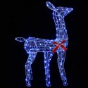3D RENIFER BOŻONARODZENIOWY LOVIISA 110 LED NIEBIESKI