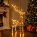 3D RENIFER BOŻONARODZENIOWY LOVIISA 300 LED CIEPŁA BIEL