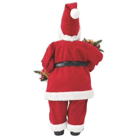 FIGURKA ŚWIĘTEGO MIKOŁAJA CZERWONY 30 CM POLIESTER