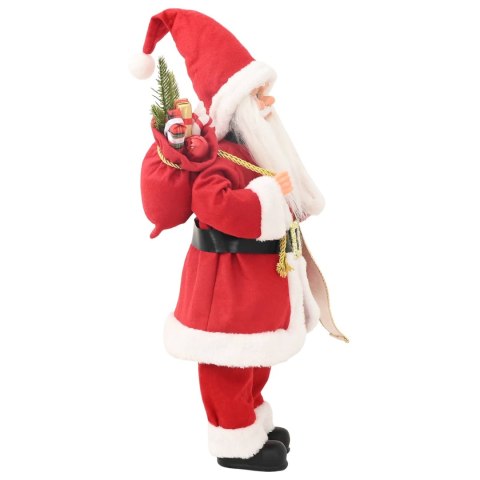 FIGURKA ŚWIĘTEGO MIKOŁAJA CZERWONY 30 CM POLIESTER