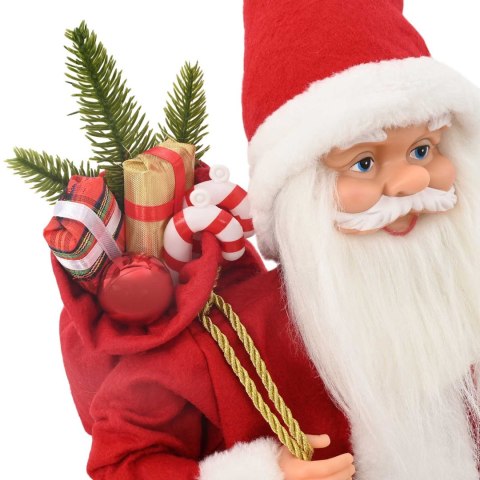 FIGURKA ŚWIĘTEGO MIKOŁAJA CZERWONY 30 CM POLIESTER