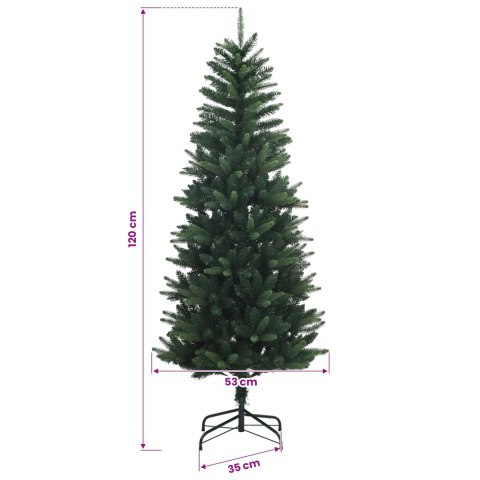 ARTIFICIAL HINGED CHRISTMAS TREE 120 CM PE I PVC ZIELONY