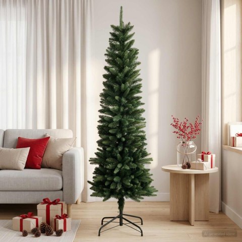 ARTIFICIAL SLIM CHRISTMAS TREE 150 CM PE I PVC ZIELONY