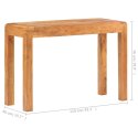 STOLIK KONSOLOWY 110X40X76 CM AKACJA Z MIODOWYM WYKOŃCZENIEM