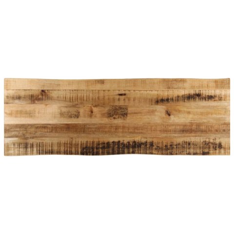 BLAT STOŁU Z NATURALNĄ KRAWĘDZIĄ 120X40X2,5 CM DREWNO MANGO