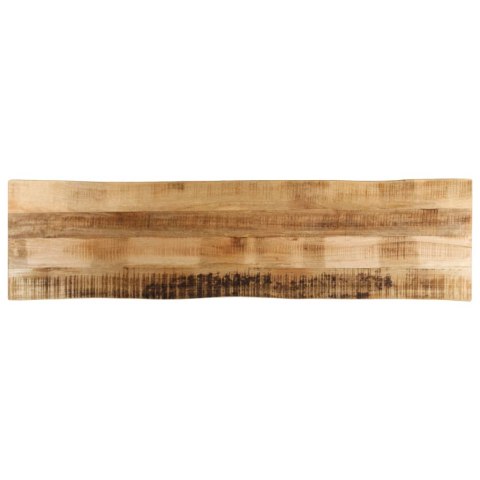 BLAT STOŁU Z NATURALNĄ KRAWĘDZIĄ 160X40X3,8 CM DREWNO MANGO
