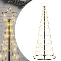 CHOINKA LED 200 LED CIEPŁA BIEL 180 CM